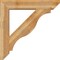 Ekena Millwork Funston Slat Rough Sawn Bracket w/ Offset Brace, Western Red Cedar, 8"W x 40"D x 40"H BKT0806X40X40FST06RWR - alternate 2